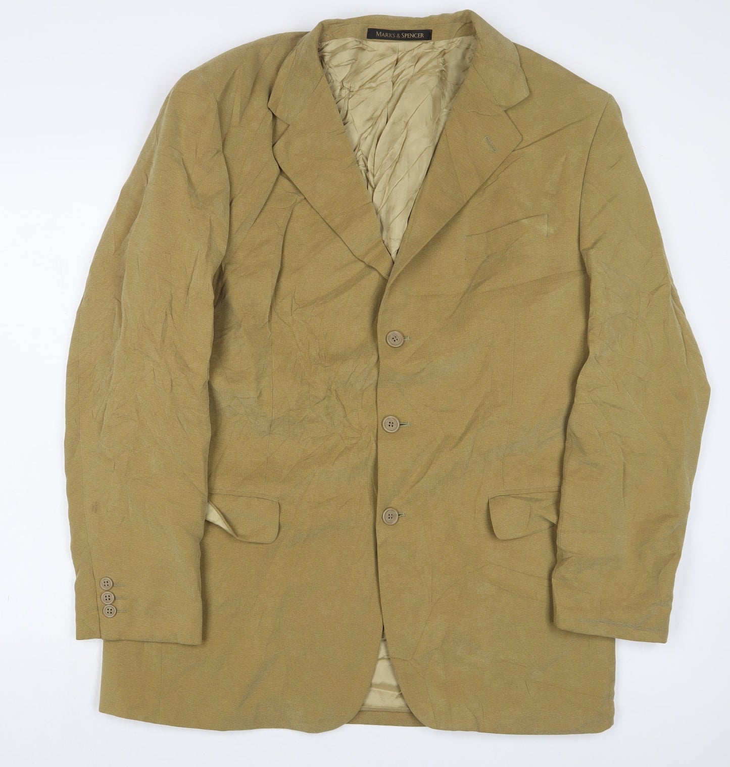 Mens UK Size 44 Marks and Spencer Regular Brown Suit Jacket