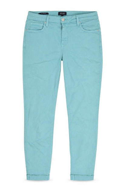 Womens UK Size 30 in NYDJ Regular Fit Skinny Green Jeans
