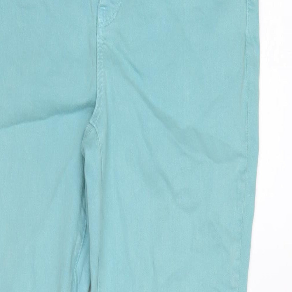 Womens UK Size 30 in NYDJ Regular Fit Skinny Green Jeans