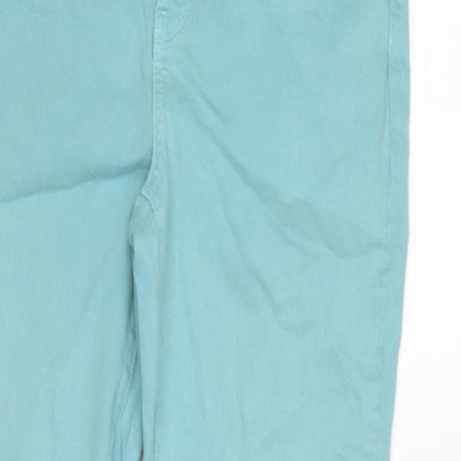 Womens UK Size 30 in NYDJ Regular Fit Skinny Green Jeans