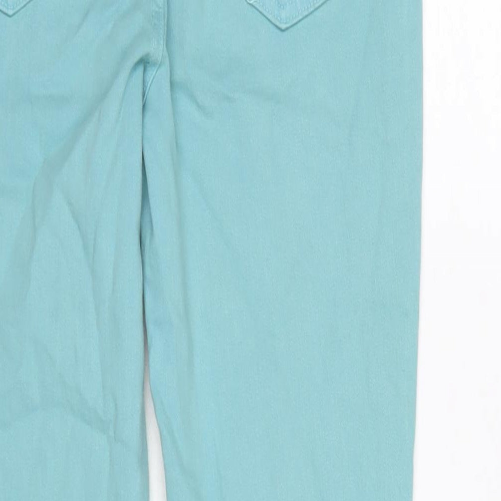 Womens UK Size 30 in NYDJ Regular Fit Skinny Green Jeans
