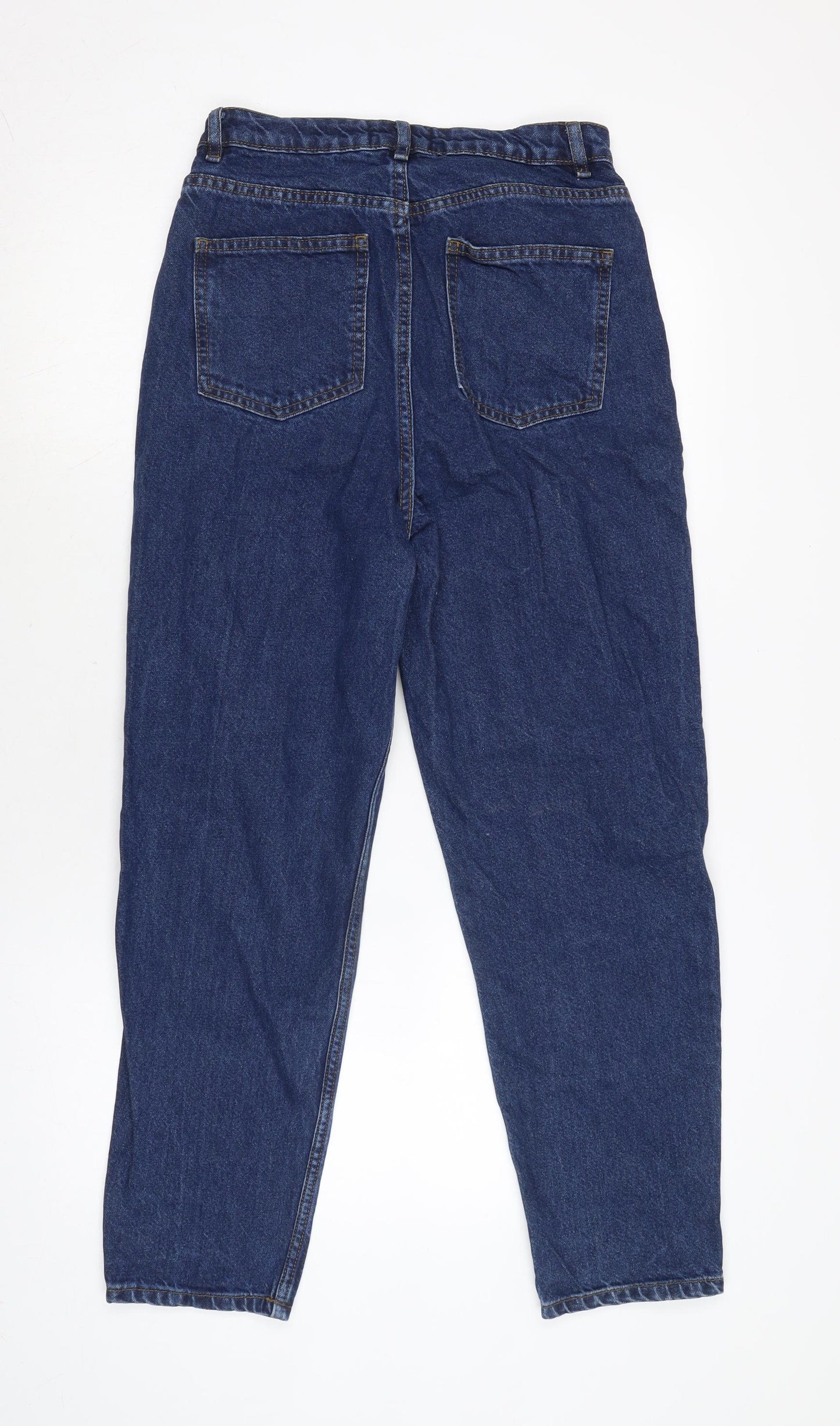 ASOS Mens Blue Cotton Straight Jeans Size 28 in L26 in Regular Zip