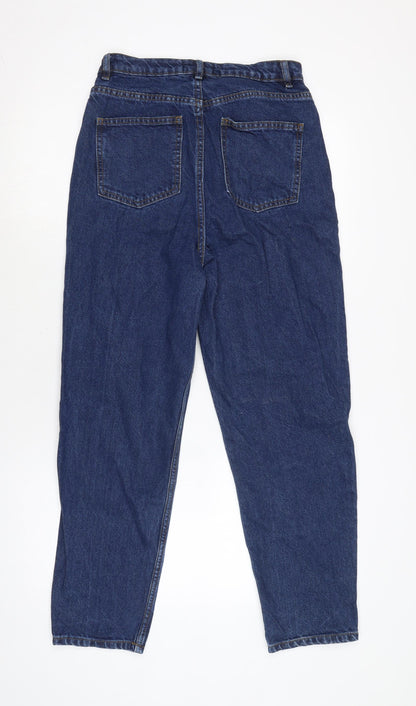 ASOS Mens Blue Cotton Straight Jeans Size 28 in L26 in Regular Zip