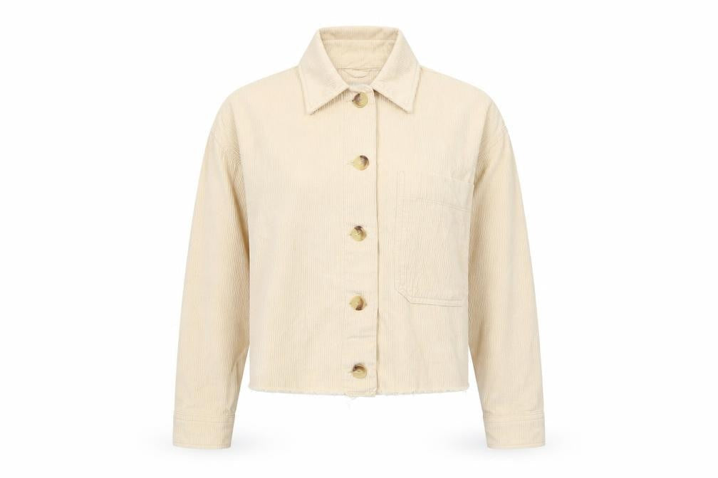 Topshop Womens Ivory Jacket Size M Button