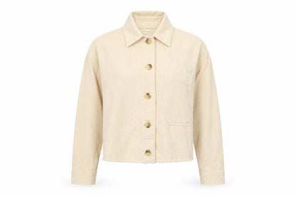 Topshop Womens Ivory Jacket Size M Button