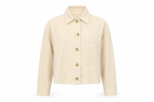 Topshop Womens Ivory Jacket Size M Button