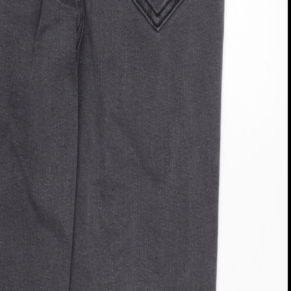 Love Denim Womens Grey Cotton Blend Skinny Jeans Size 25 in L26 in Regular Zip