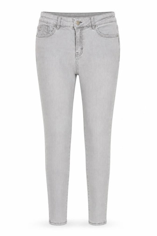 Tu Womens Grey Cotton Blend Skinny Jeans Size 12 L25 in Regular Tie