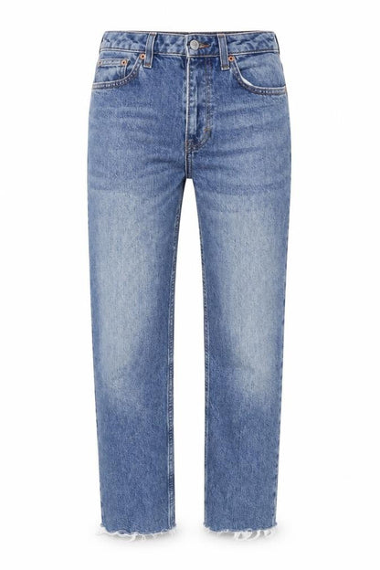 Womens UK Size 28 in Topshop Regular Fit Straight Blue Jeans