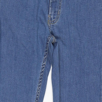 Denim & Co. Mens Blue Cotton Blend Skinny Jeans Size 28 in L29 in Regular Zip