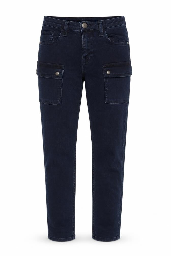 Womens UK Size 26 in Topshop Regular Fit Tapered Blue Jeans