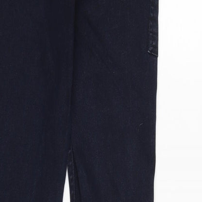 Womens UK Size 26 in Topshop Regular Fit Tapered Blue Jeans