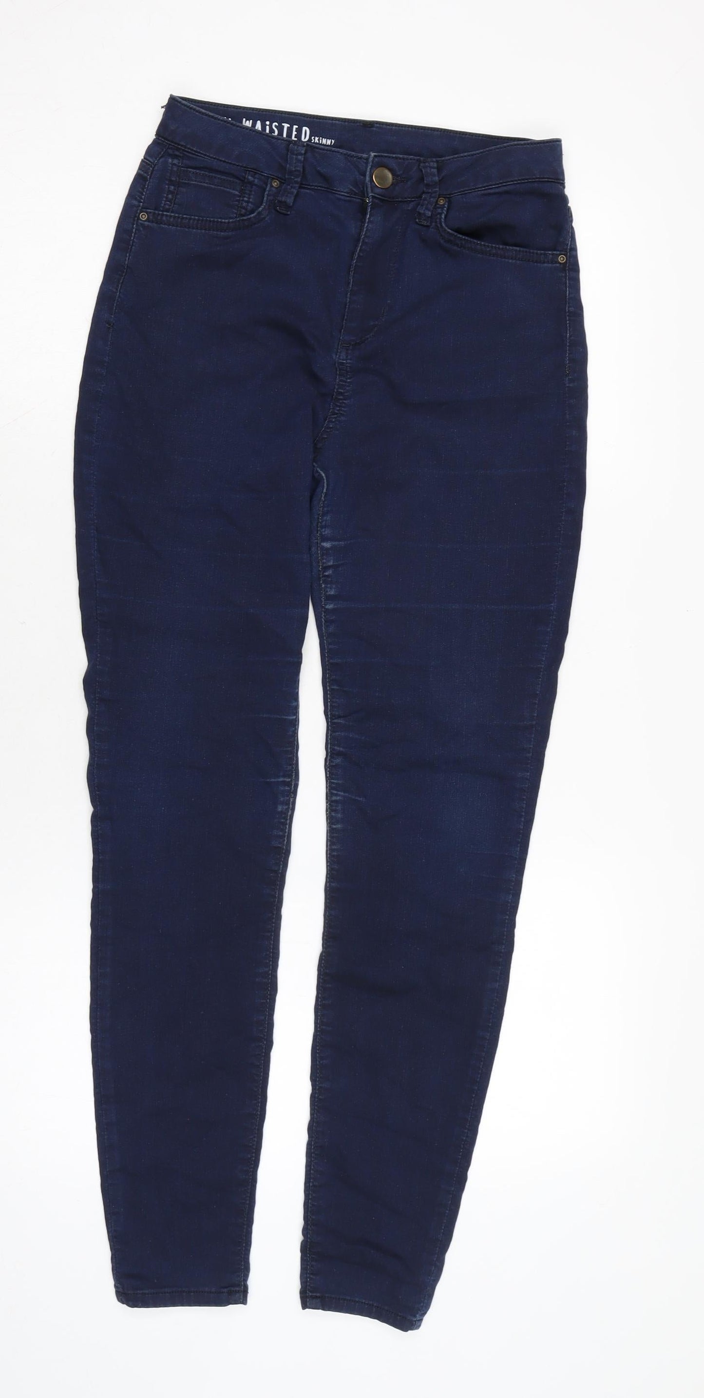 Womens UK Size 10 Marks and Spencer Regular Fit Skinny Blue Jeans