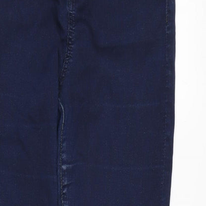 Womens UK Size 10 Marks and Spencer Regular Fit Skinny Blue Jeans