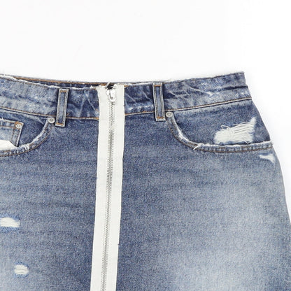 Womens UK Size XS Zara A-Line  Skirt