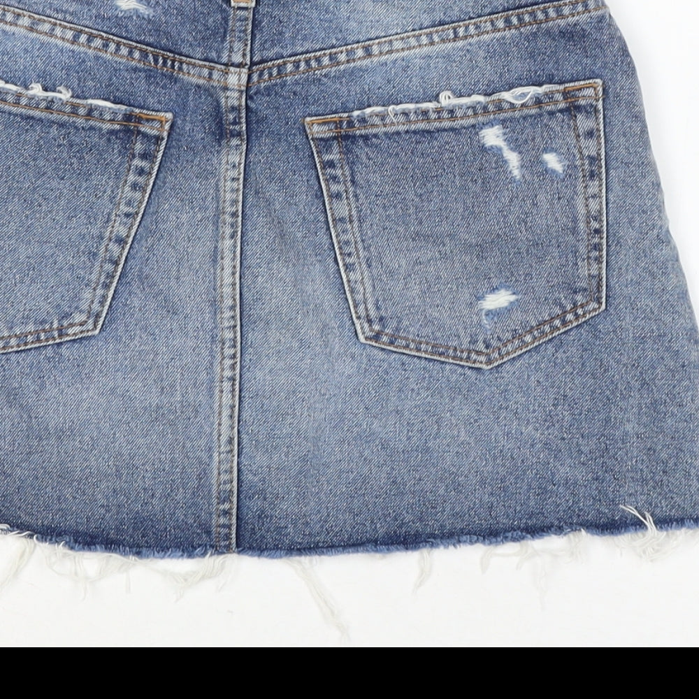 Womens UK Size XS Zara A-Line  Skirt