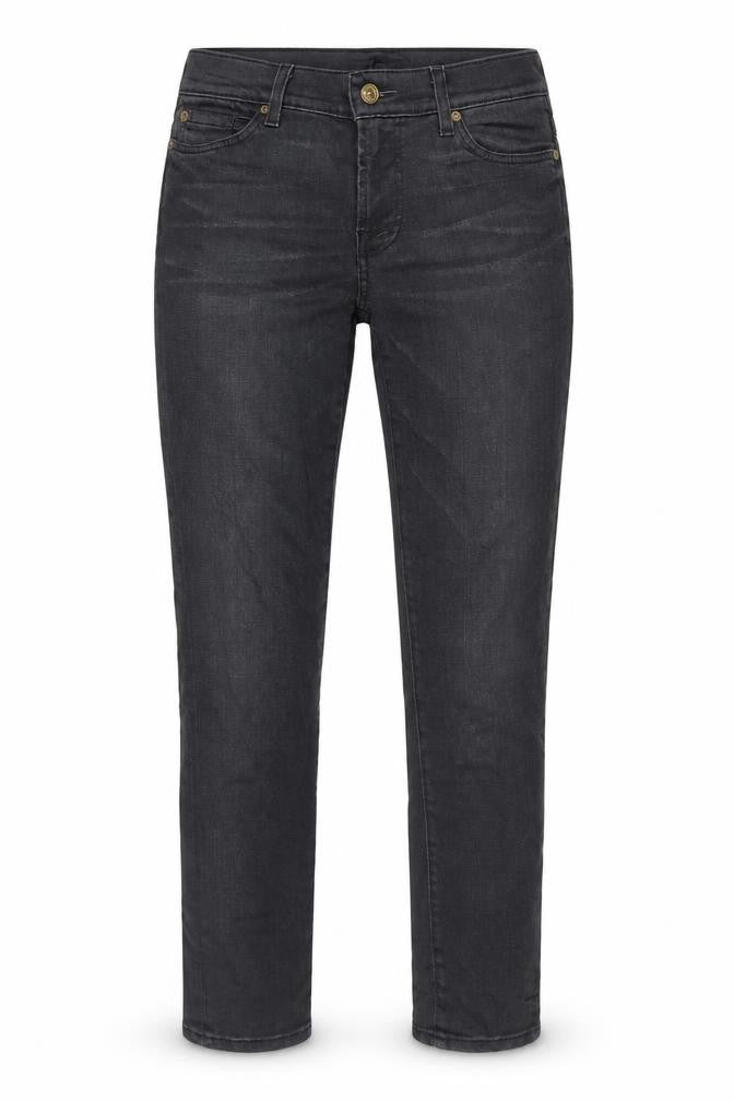 Womens UK Size 30 in 7 For All Mankind Regular Fit Straight Grey Jeans