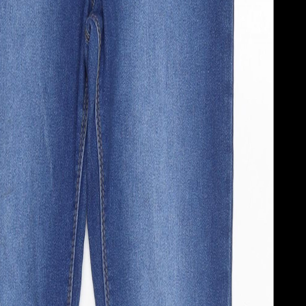 George Girls Blue Cotton Tapered Jeans Size 12-13 Years L26 in Regular