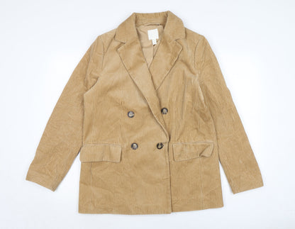 Womens UK Size 14 H&M Brown Jacket