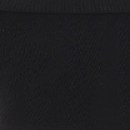 Womens UK Size 10 ASOS Black Cropped T-Shirt