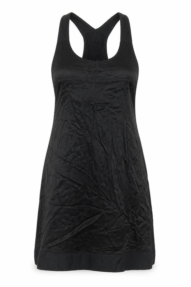 Next Womens Black Acetate A-Line Size 10 Round Neck