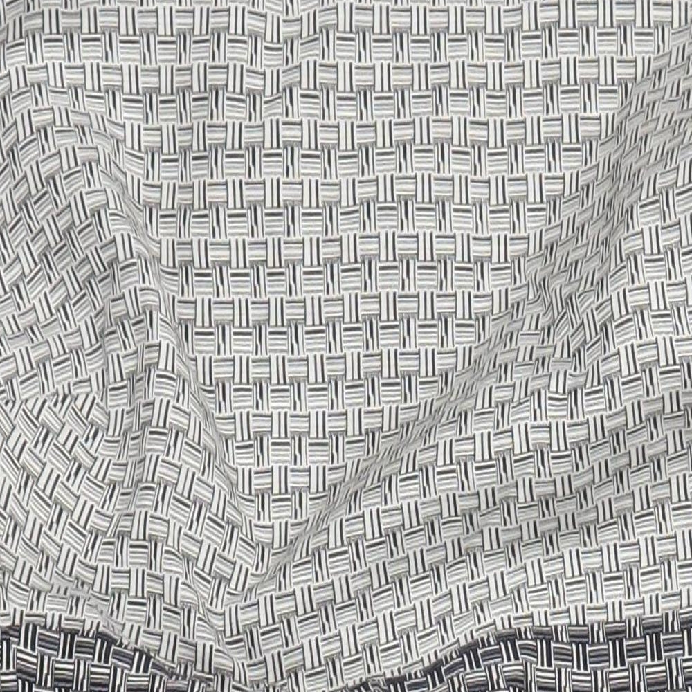 M&S Womens Multicoloured Geometric Polyester Pencil Dress Size 20 Round Neck