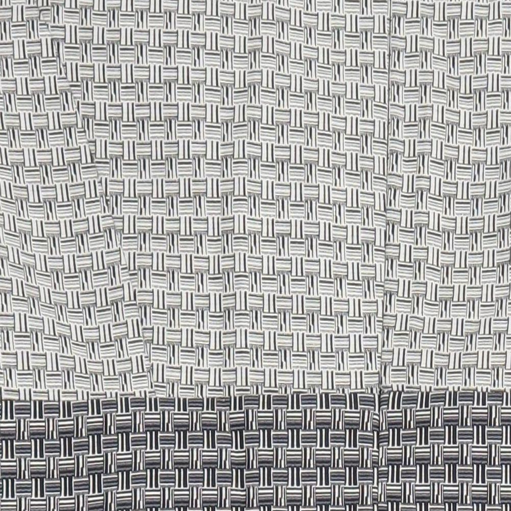 M&S Womens Multicoloured Geometric Polyester Pencil Dress Size 20 Round Neck