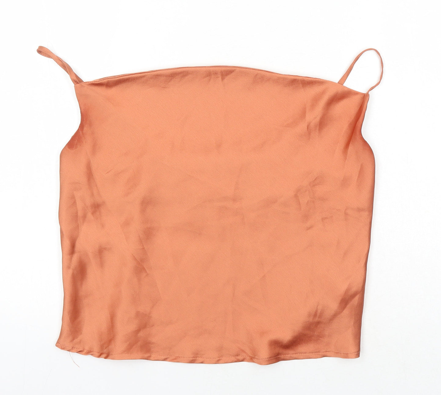 Nasty Gal Womens Brown Polyester Camisole Blouse Size 12 Square Neck