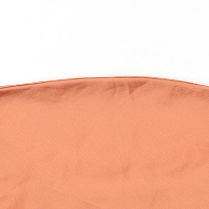 Nasty Gal Womens Brown Polyester Camisole Blouse Size 12 Square Neck