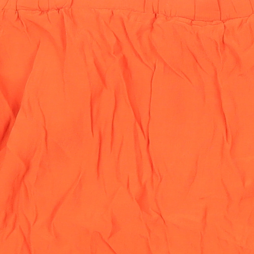 Womens UK Size 12 Warehouse Orange Tunic Blouse