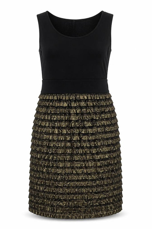 Evie collection Womens Multicoloured Polyester Pencil Dress Size 14 Scoop Neck