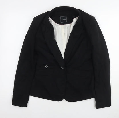 Womens UK Size 10 NEXT Black Jacket Blazer