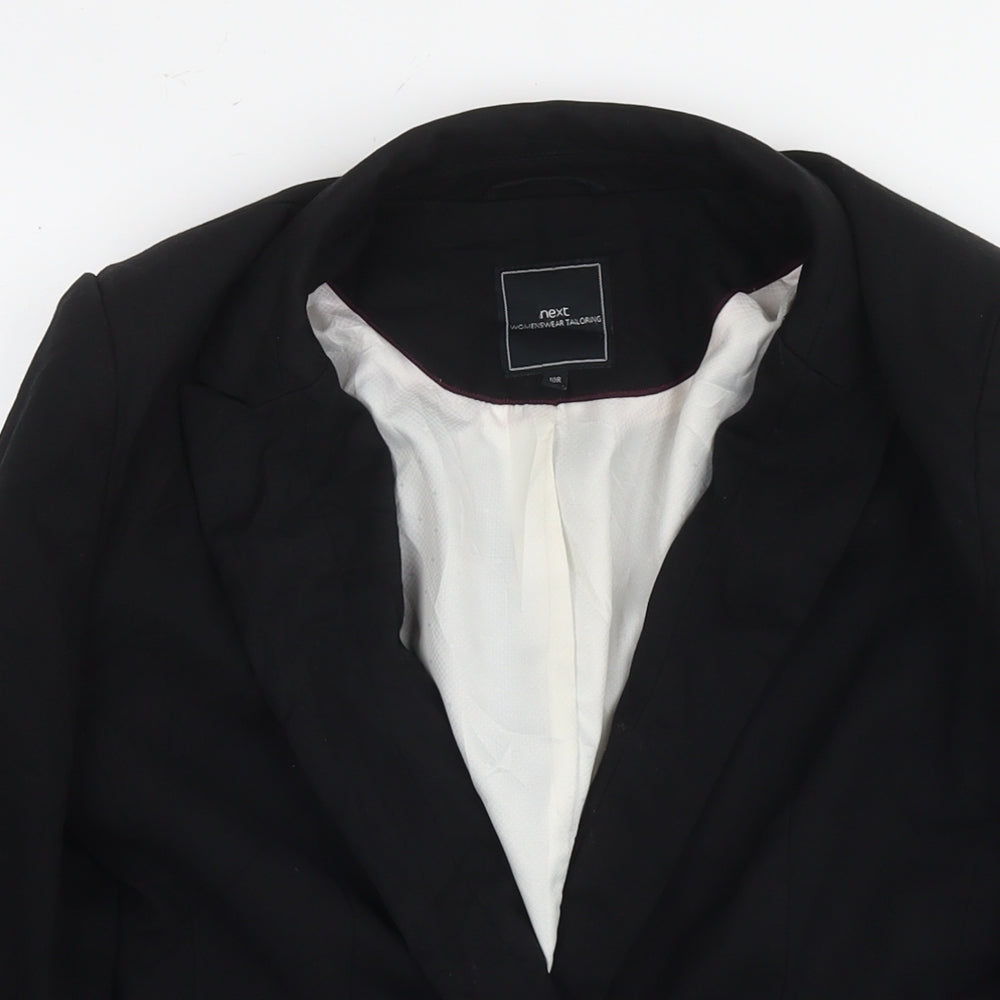 Womens UK Size 10 NEXT Black Jacket Blazer