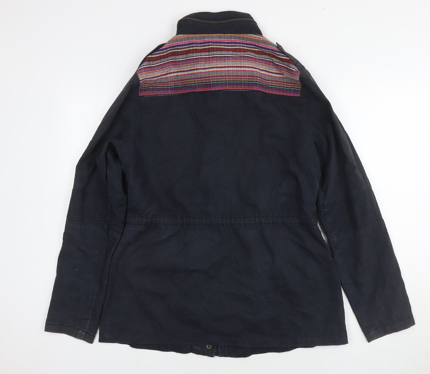 Womens UK Size 14 New Look Black Parka Coat