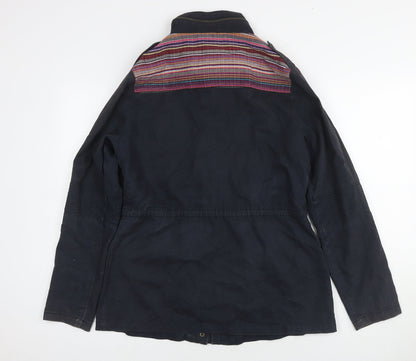 Womens UK Size 14 New Look Black Parka Coat