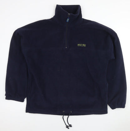 Result Mens Blue Polyester Pullover Sweatshirt Size M