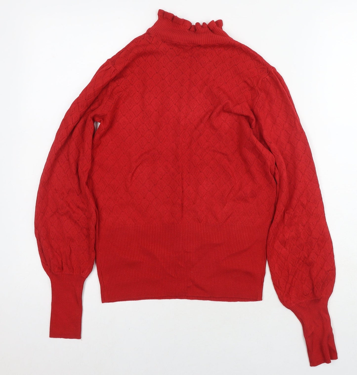 Womens UK Size 8 NEXT Red Pullover Jumper