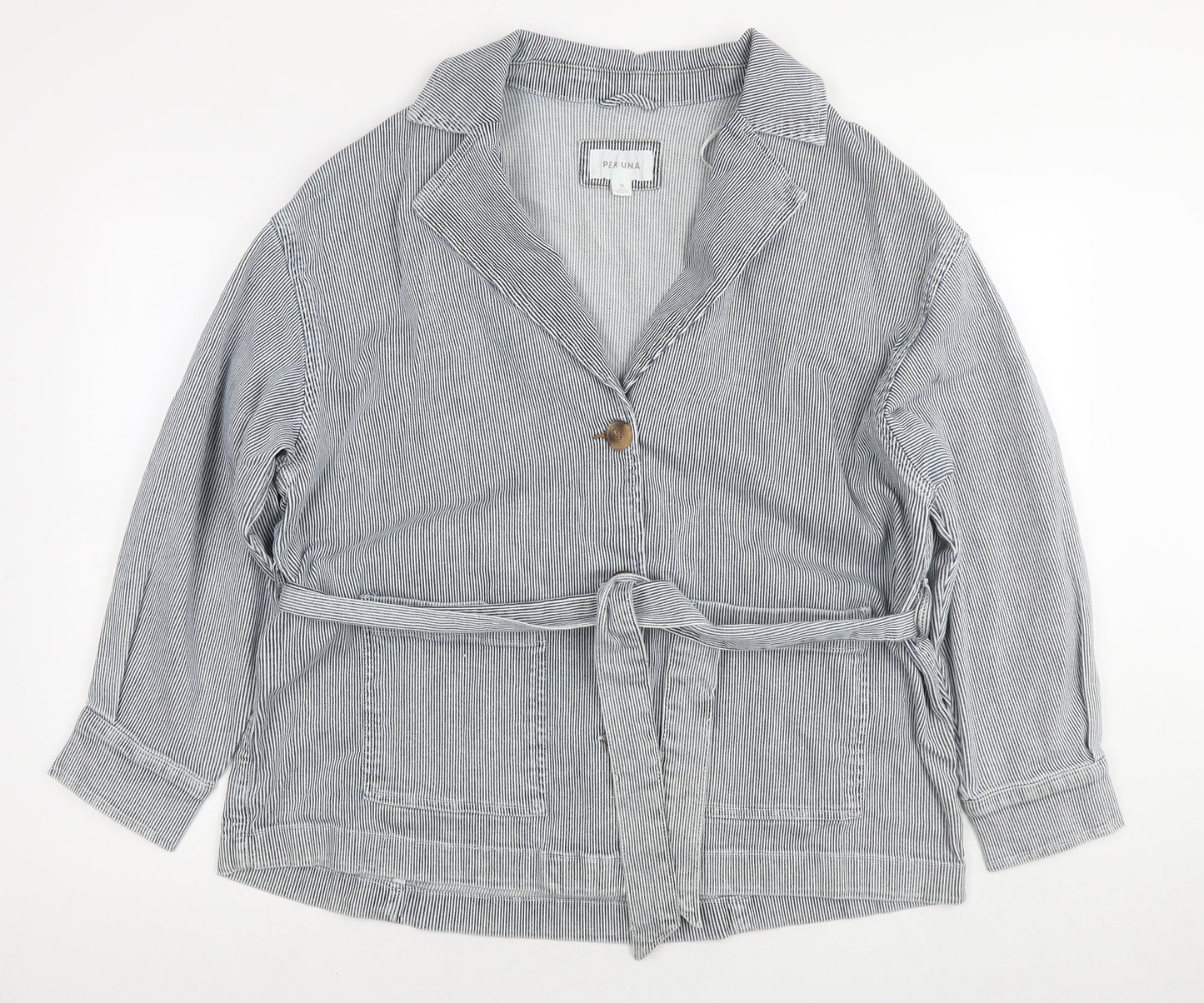 Womens UK Size 16 Per Una Blue Jacket
