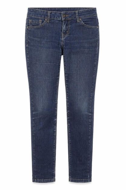 Womens UK Size 10 Mango Regular Fit Skinny Blue Jeans
