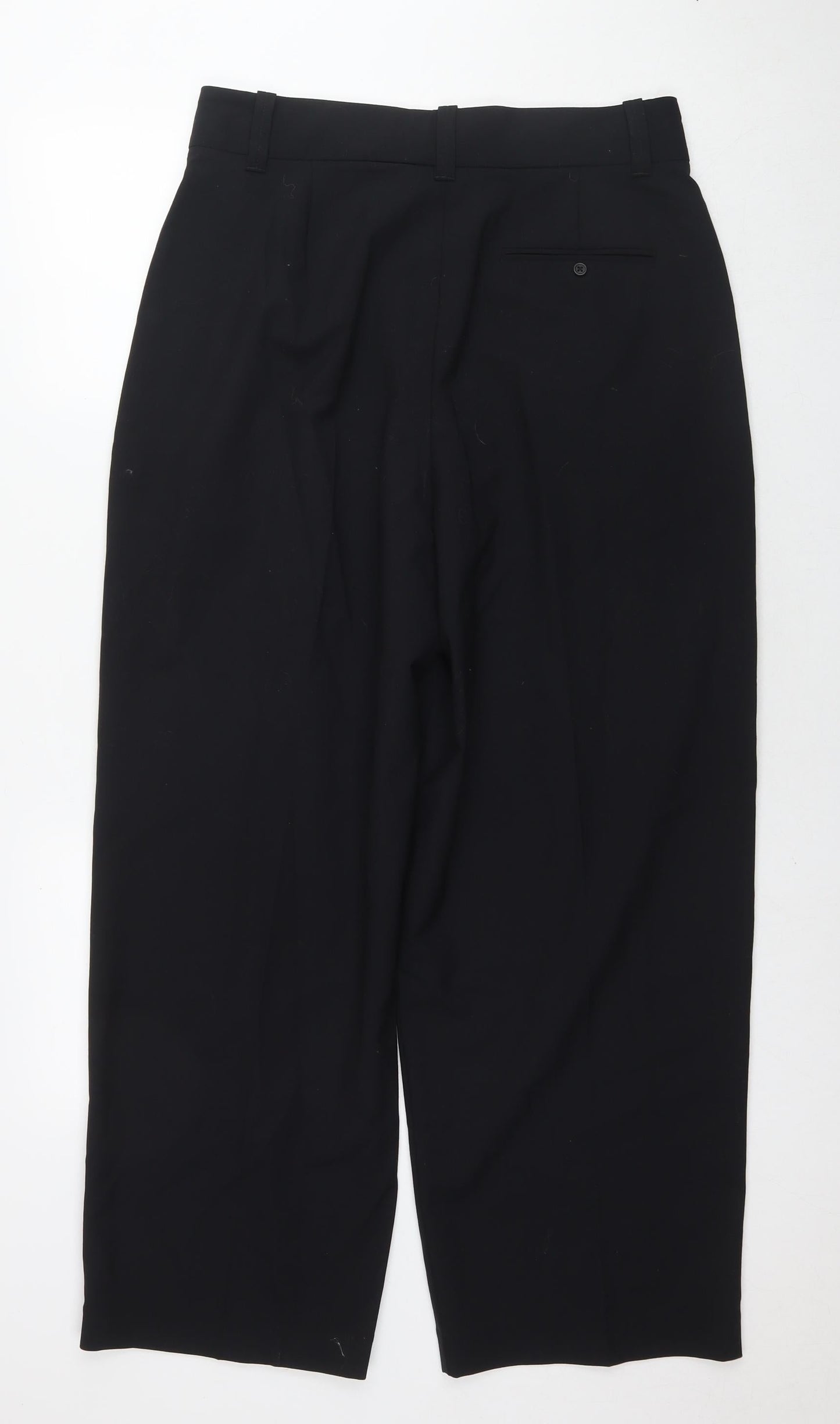 Womens UK Size 14 Marks and Spencer Regular Fit  Black Trousers