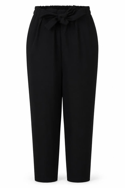 Womens UK Size 14 Evans Regular Fit  Black Trousers
