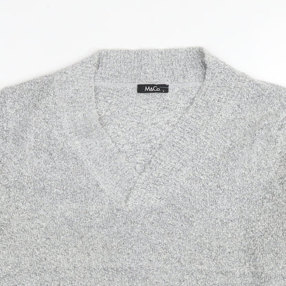Womens UK Size L M&Co Grey Pullover Jumper