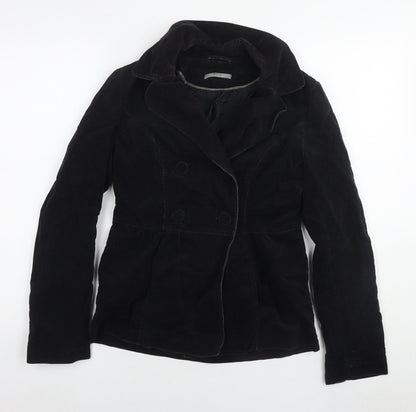 Marks and Spencer Womens Black Jacket Blazer Size 8 Zip