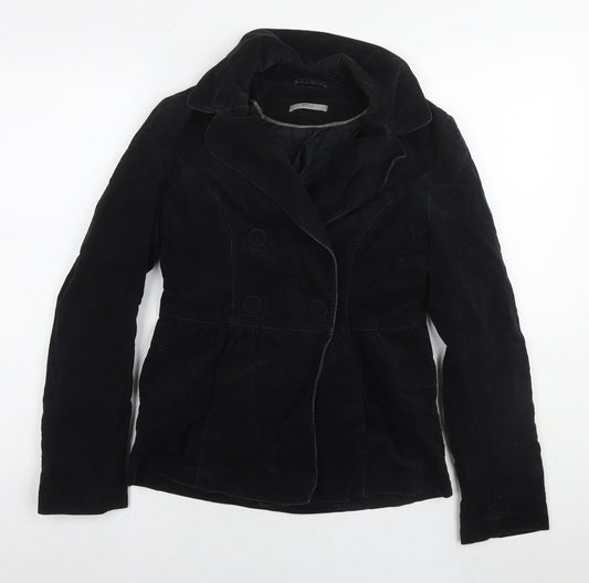 Marks and Spencer Womens Black Jacket Blazer Size 8 Zip