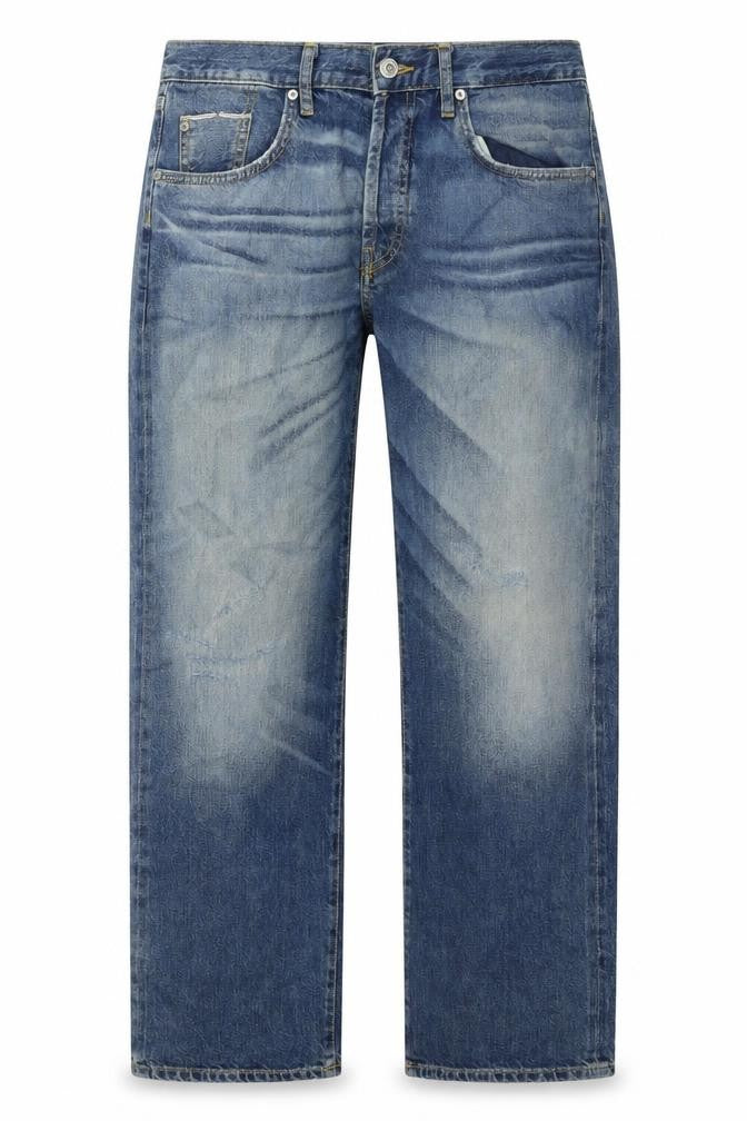 Zara Womens Blue Cotton Straight Jeans Size S L28 in Regular Zip