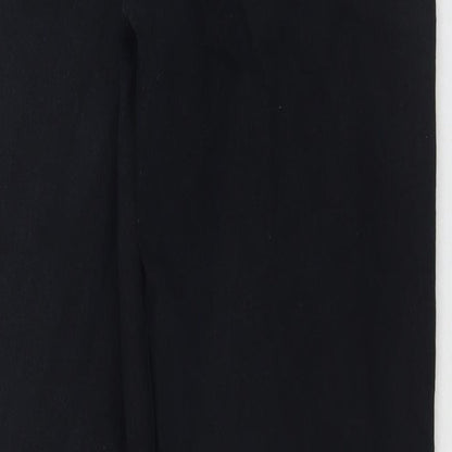 Pegasus Womens Black Cotton Straight Jeans Size 34 in L33 in Regular Zip