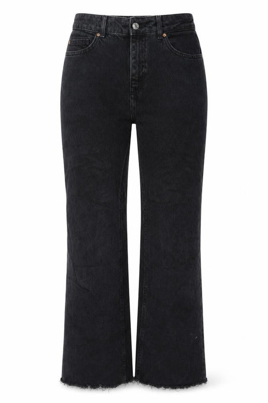 Womens UK Size 30 in Denim & Co. Regular Fit Bootcut Black Jeans