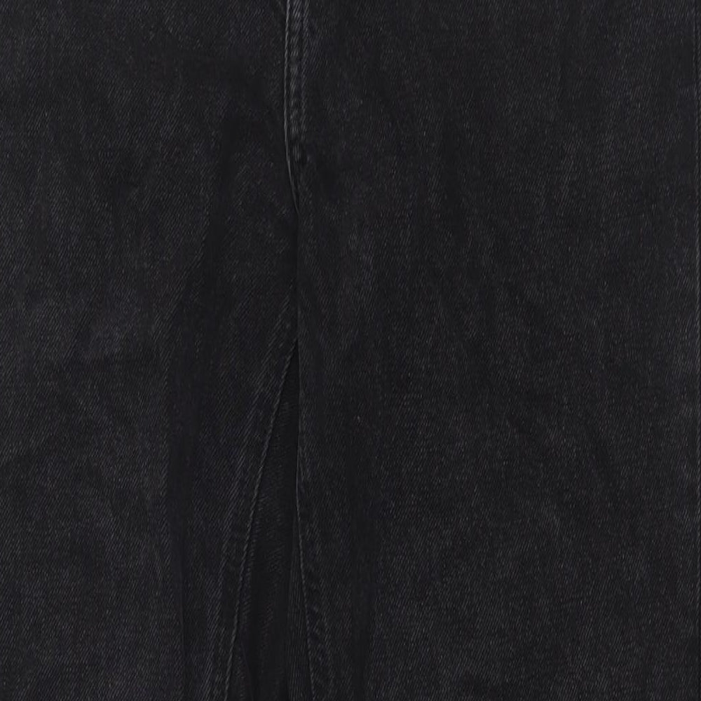 Denim & Co. Womens Black Polyester Blend Bootcut Jeans Size 30 in L30 in Regular Zip
