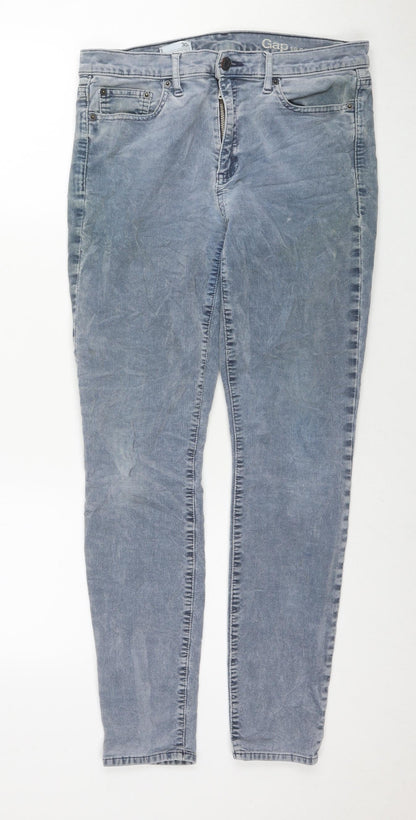 Womens UK Size 30 in Gap Regular Fit  Blue Trousers