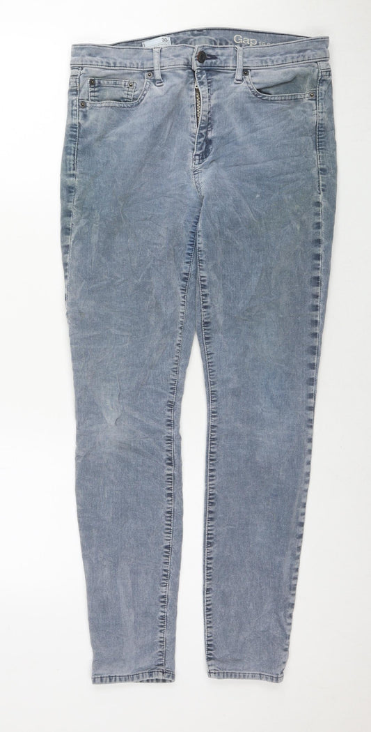 Womens UK Size 30 in Gap Regular Fit  Blue Trousers